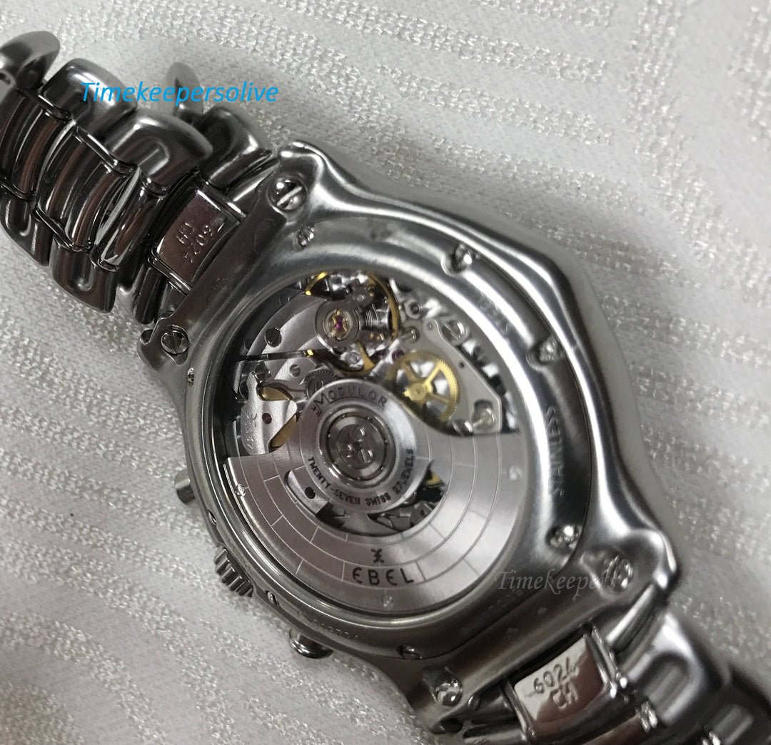 a1029 Original EBEL Swiss Luxury Chronograph Automatic Stainless Steel Watch