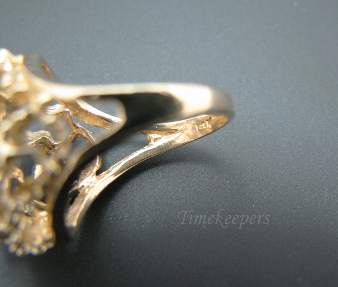 a995 Very Unique Marquis cut Amethyst in Stunning 14k Yellow Gold Mounting