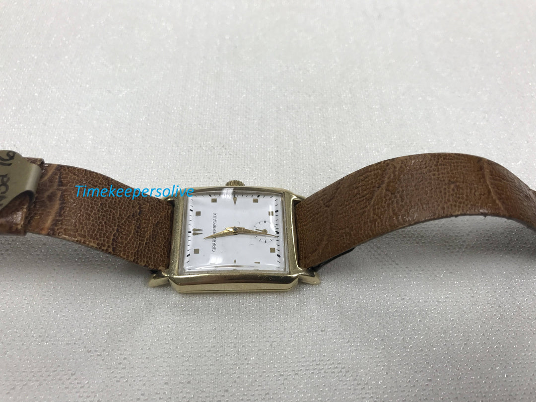 c547 Vintage Collection Elegant Girard-Perregaux 14K Yellow Gold Watch