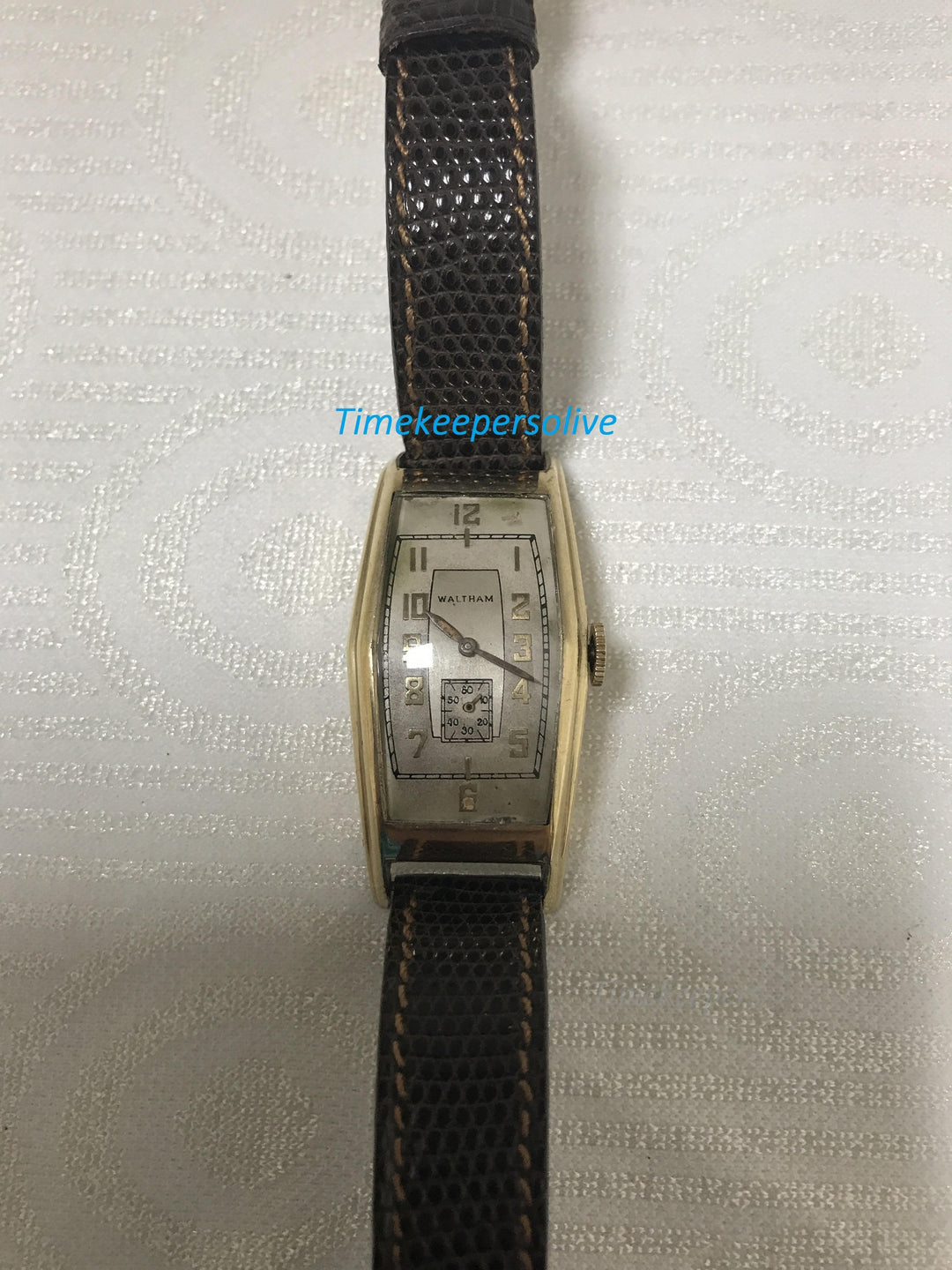 c549 Vintage 1930s Original Collection Waltham 10K Gold Filled Elegant Wrist Watch