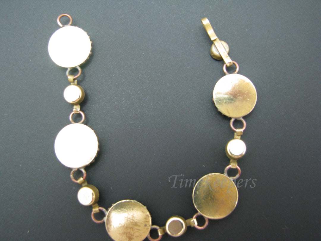 c444 Vintage Women's Micro Mosaic Bracelet