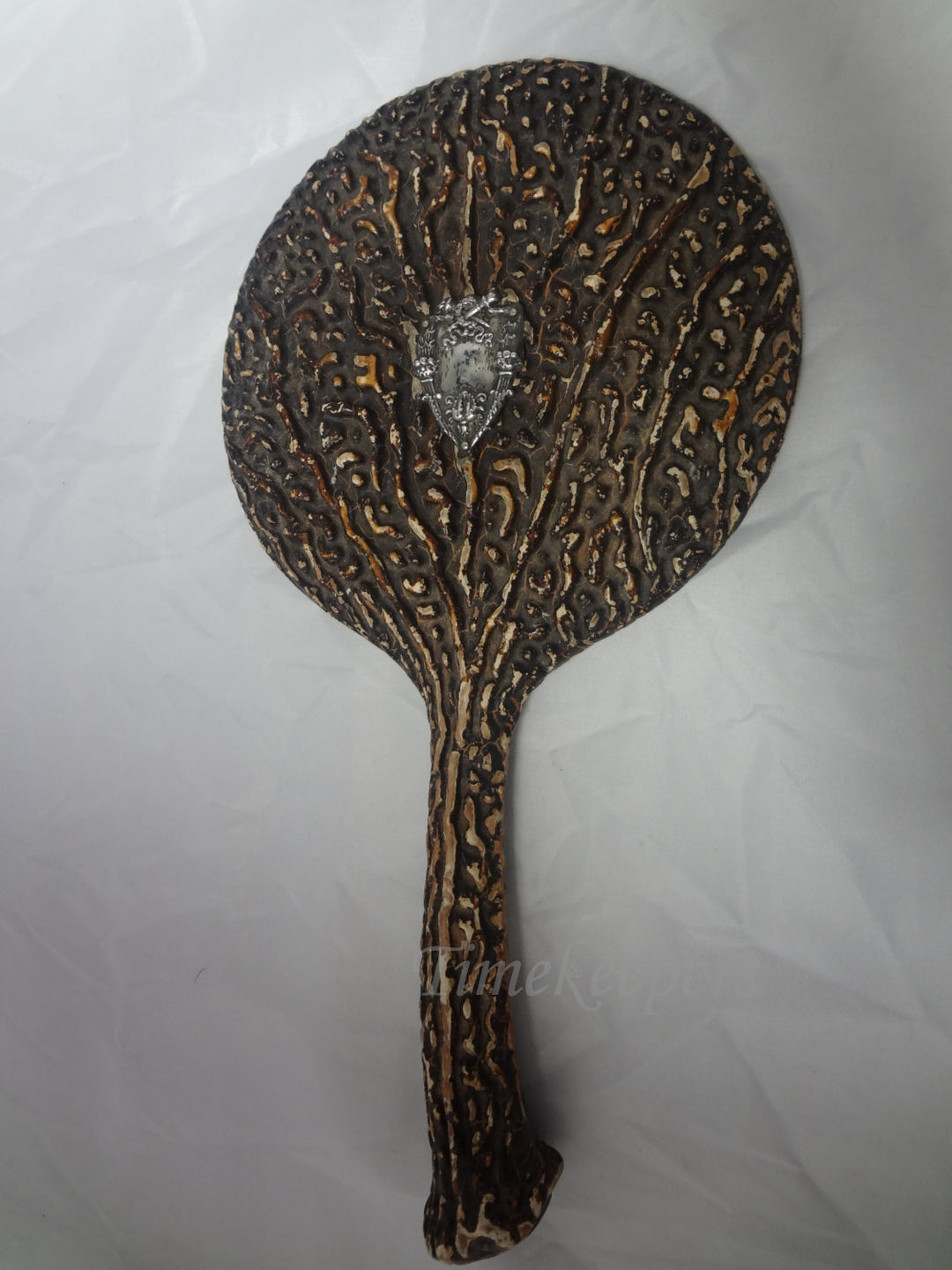 c447 Vintage Unique 1900's Bone Mirror