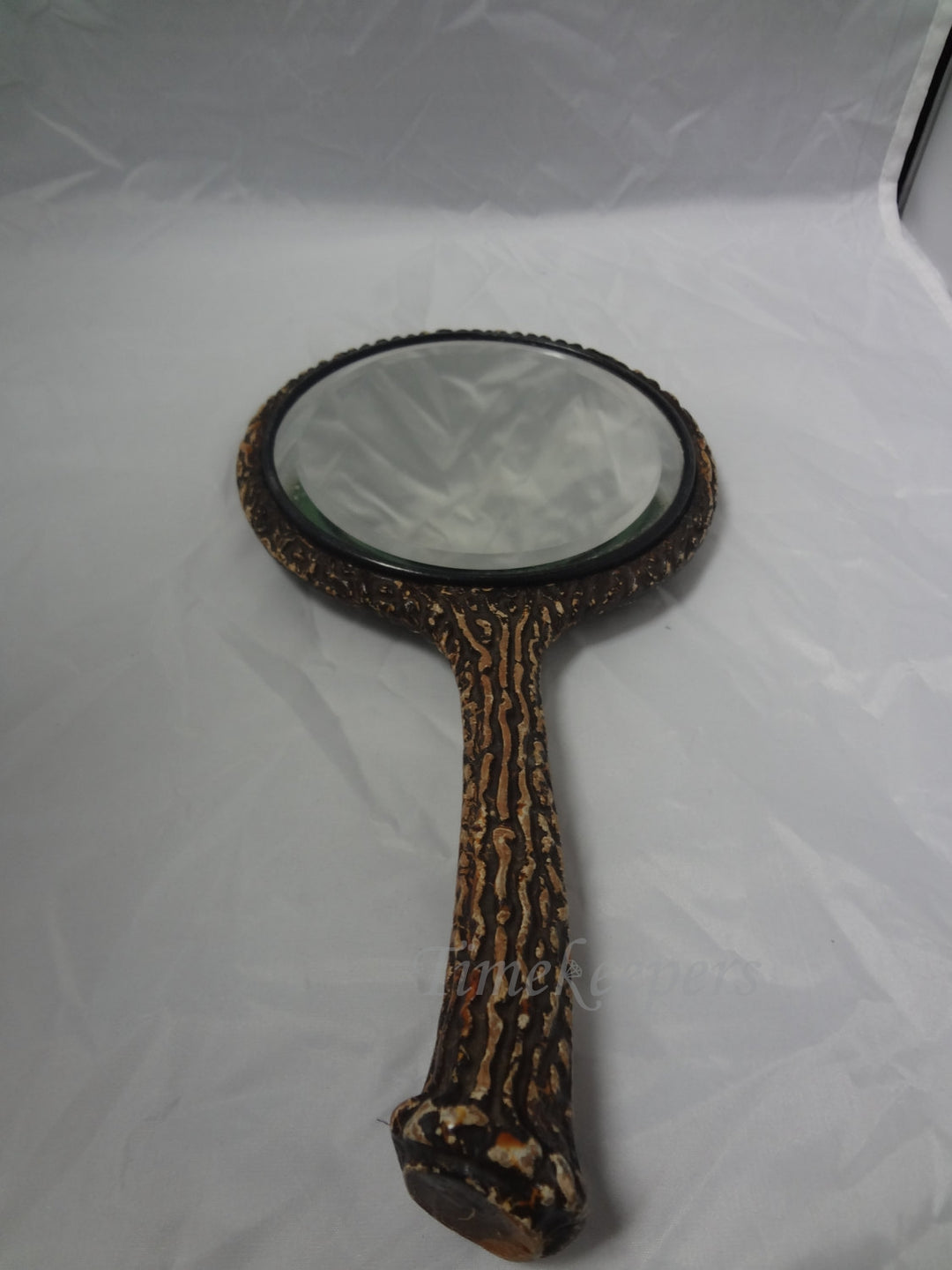 c447 Vintage Unique 1900's Bone Mirror