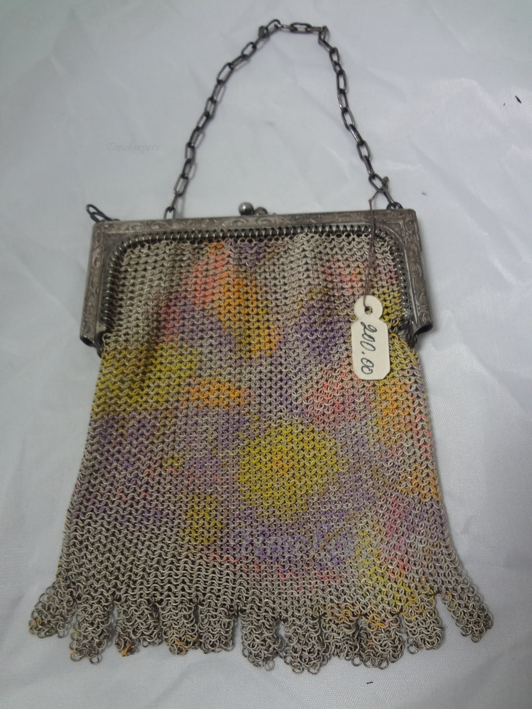 j166 Vintage 1900's Women's Mesh Purse