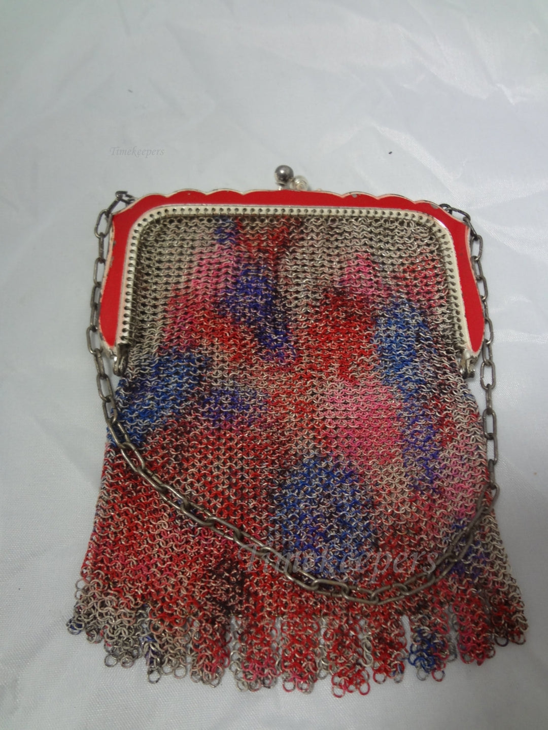 j165 Antique Women's Mesh Purse from 1900's