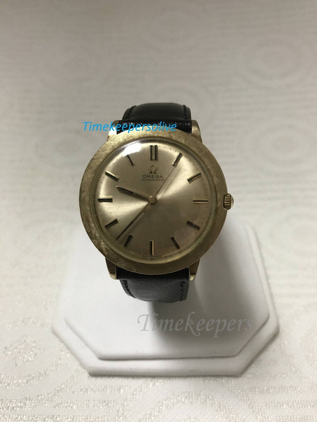 b022 Vintage Original 1950s Omega Automatic 10K Gold Filled Swiss Watch