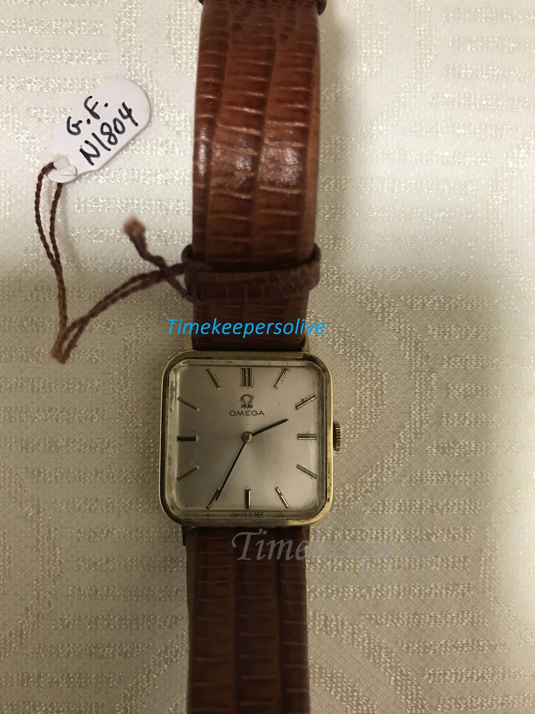 c376 Vintage Rare Collectable 1960s Omega 14K Gold Filled Swiss Watch Wristwatch