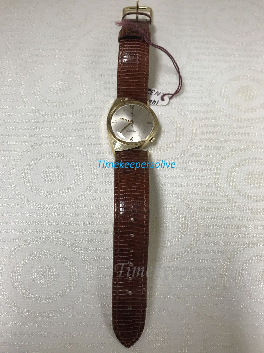 b027 Vintage Rare Collectable 1960s Hamilton Savitar 14K Yellow Gold Watch