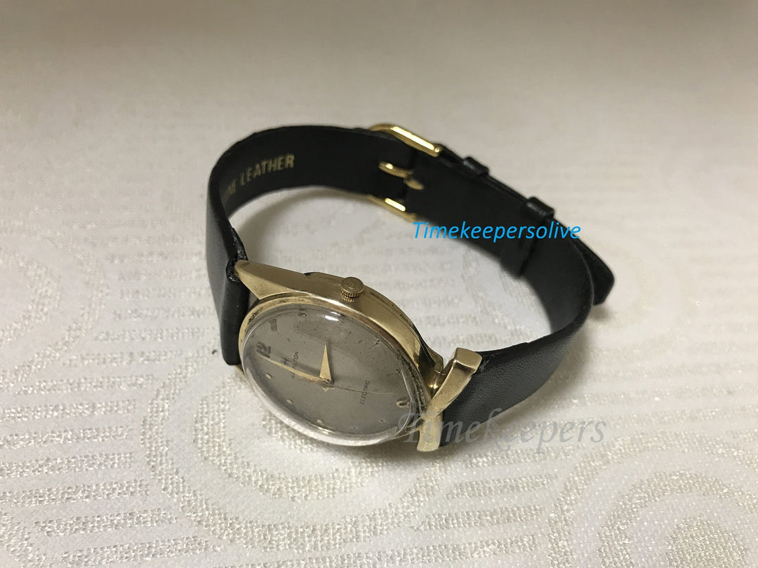 b028 Vintage Rare Collectable 1960s Hamilton Polaris 14K Yellow Gold Watch