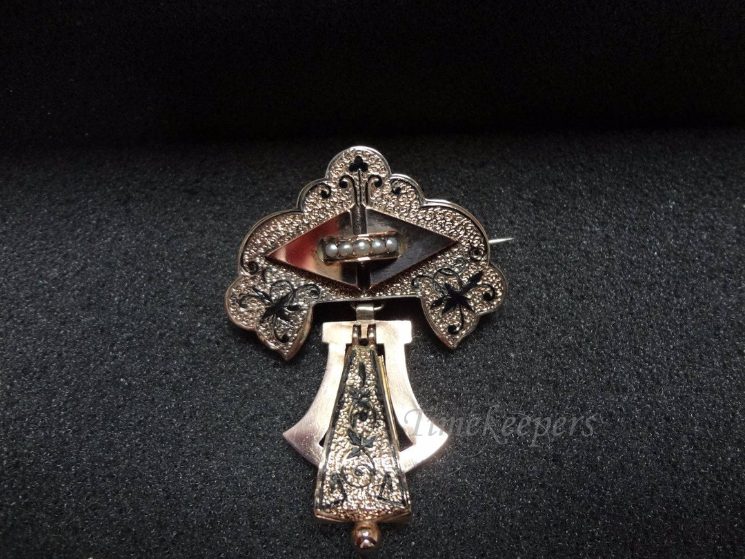 a778 Beautiful Vintage 14k Yellow Gold- Brooch Pin