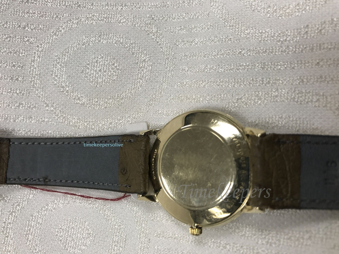 c671 Elegant Vintage 14k Gold Elegant Casual Longines Swiss Men's Watch 1940-1950's