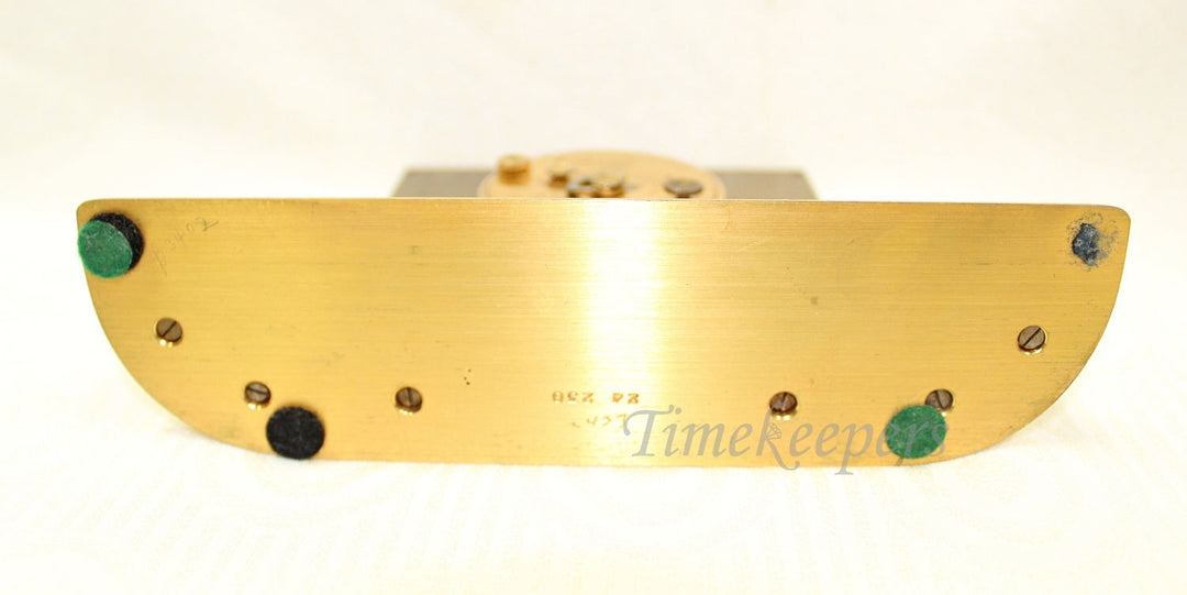 c667 Vintage Desk Spaudling &amp; Company Standing Clock 1950s Working Condition