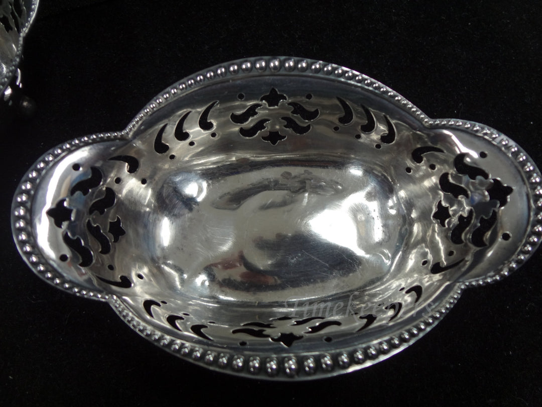 c684 Beautiful Set of Vintage Sterling Nut or Candy Baskets by Tiffany &amp; Co.