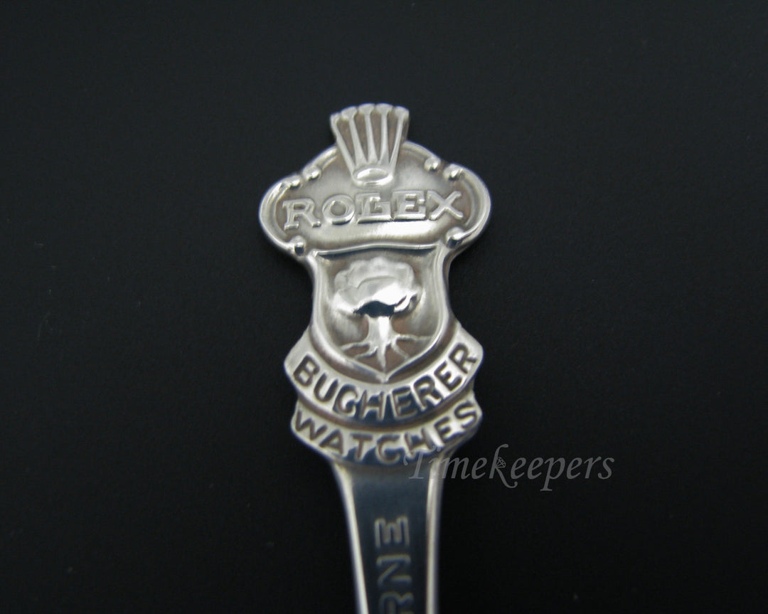 a303 Vintage Collectible Silver or Silver Plate Rolex Lucerne Spoon B100 12