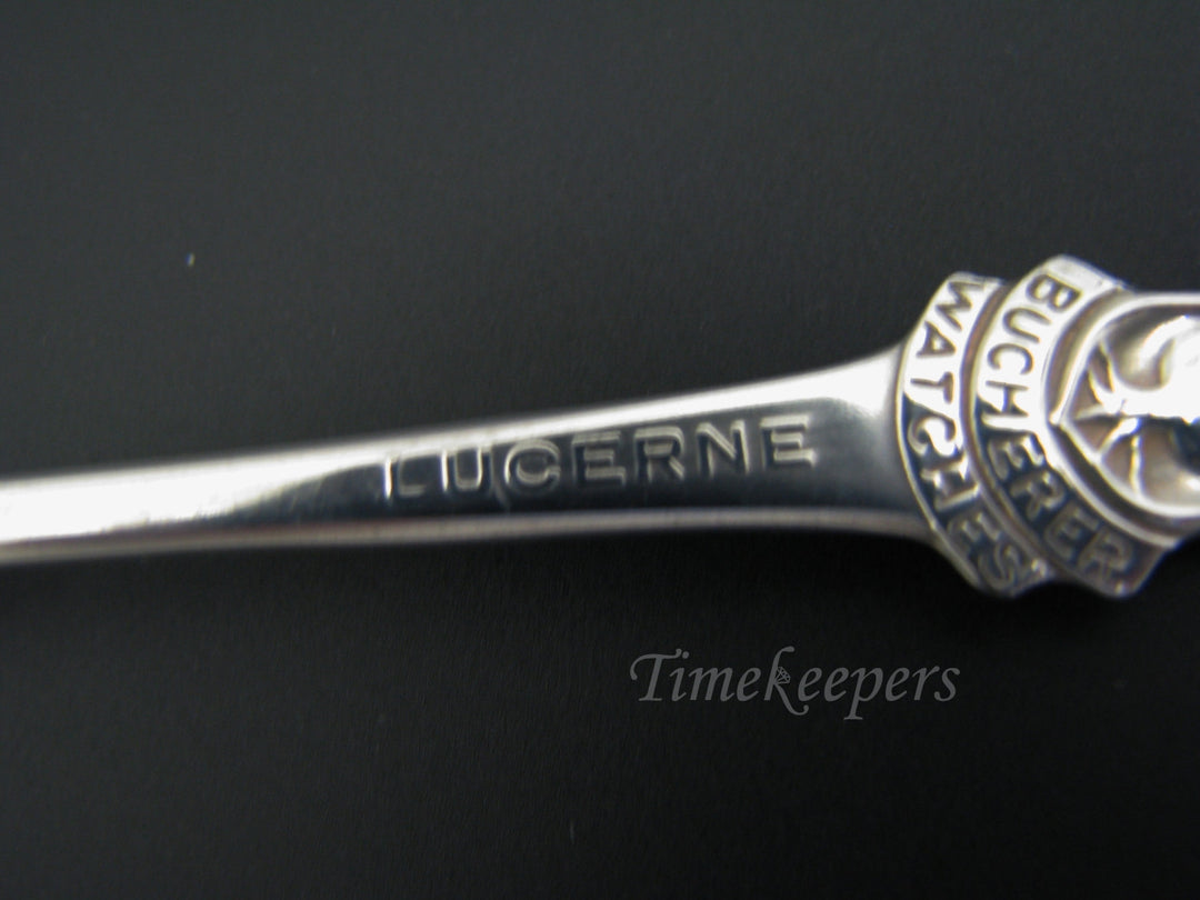 a303 Vintage Collectible Silver or Silver Plate Rolex Lucerne Spoon B100 12
