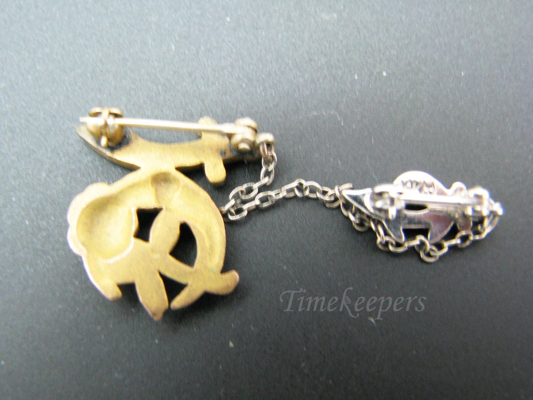 b083 Daughters of the Nile Pin with Shriners Pin