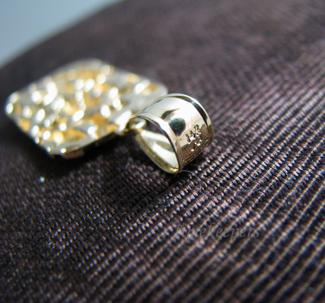 SOLD SOLD c165 Very Nice 'Dad' Pendant in 14k Yellow Gold SOLD SOLD