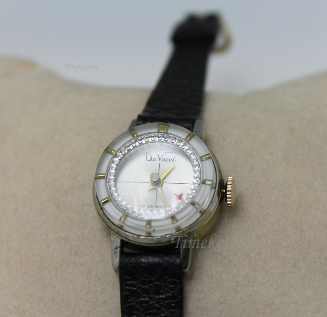 b070 De Vecci Ladies Watch with Rotating Bezel