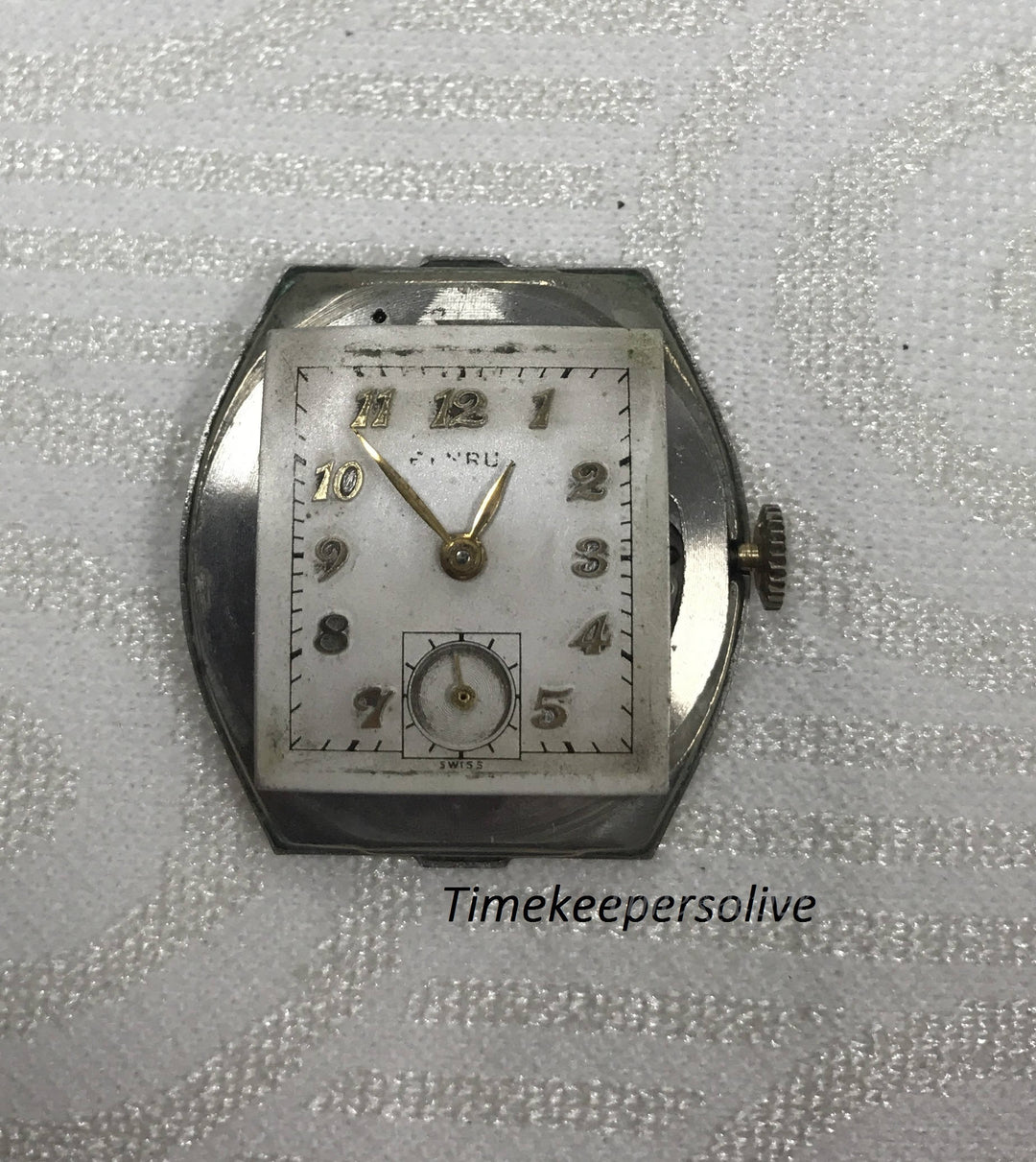 a261 Vintage Original Benrus Swiss 15J 10k Rolled Gold Mechanical Wrist Watch