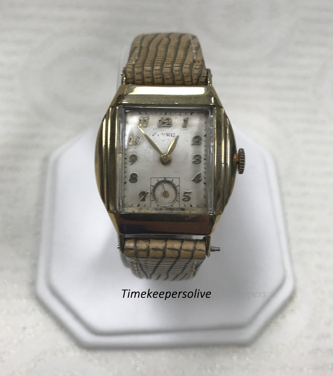 a261 Vintage Original Benrus Swiss 15J 10k Rolled Gold Mechanical Wrist Watch