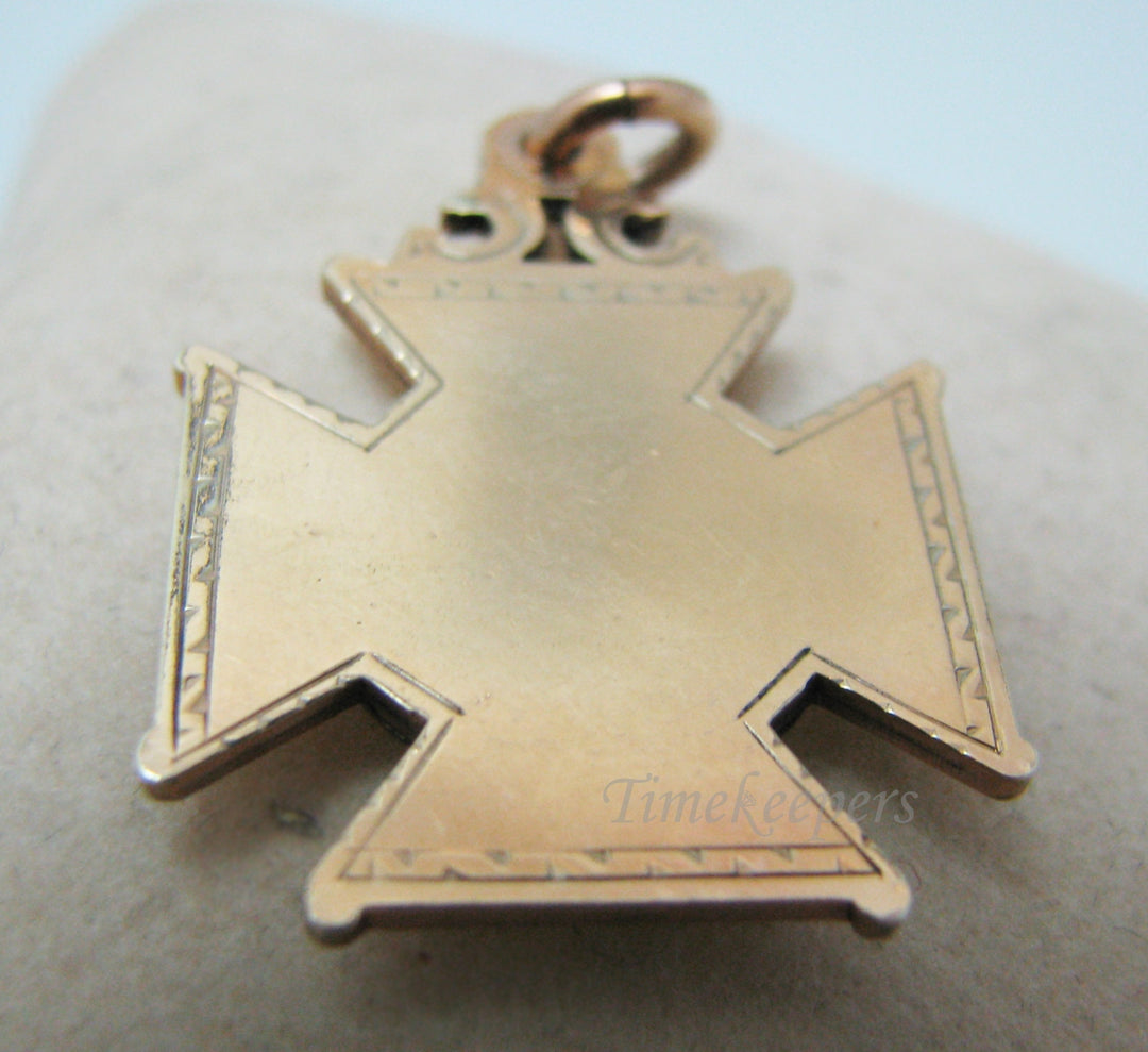 c199 Vintage Ancient Order of United Workmen Maltese Cross
