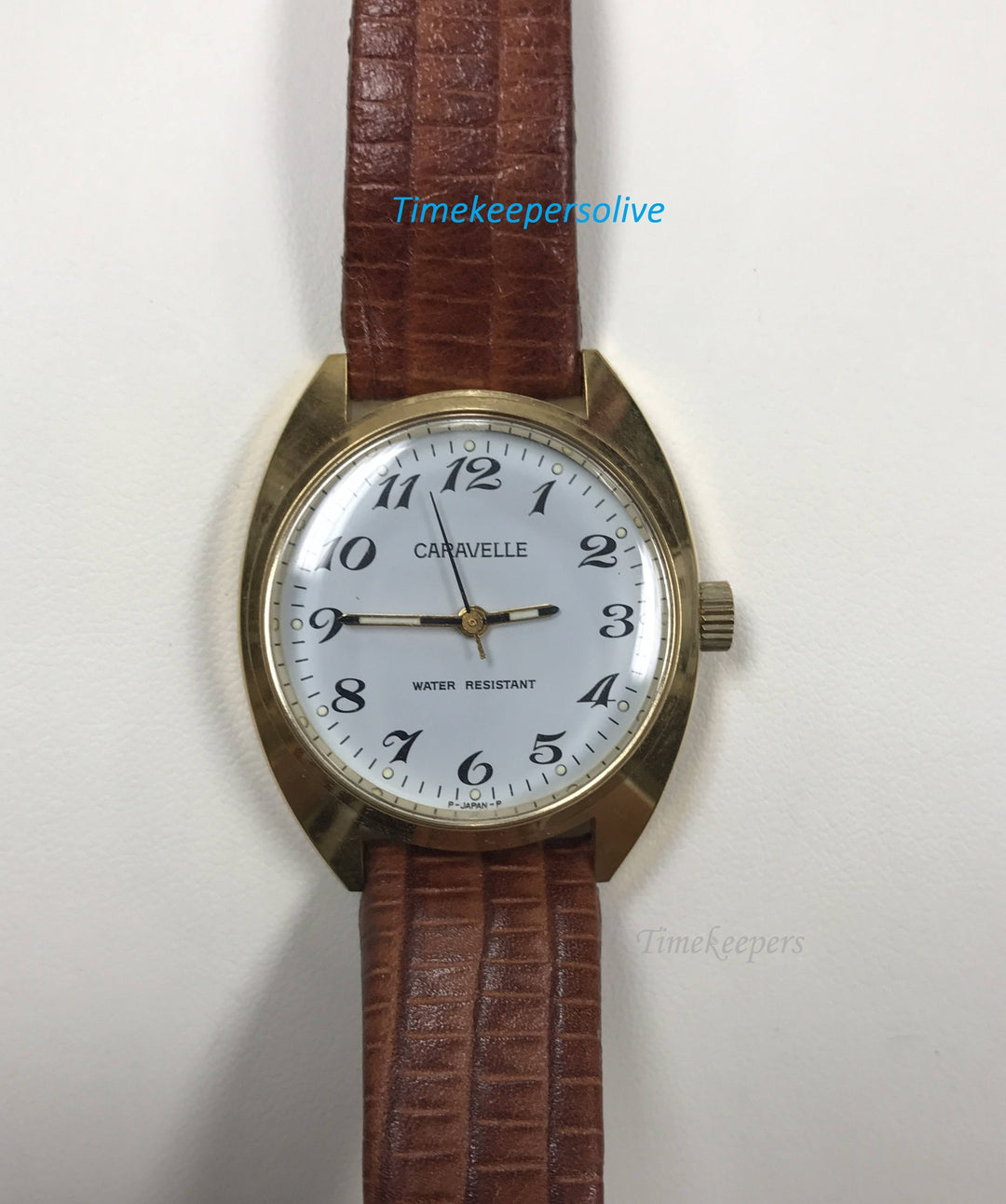 c436 Vintage Original Caravelle Water Resistant Stainless Mechanical Mens Wrist Watch