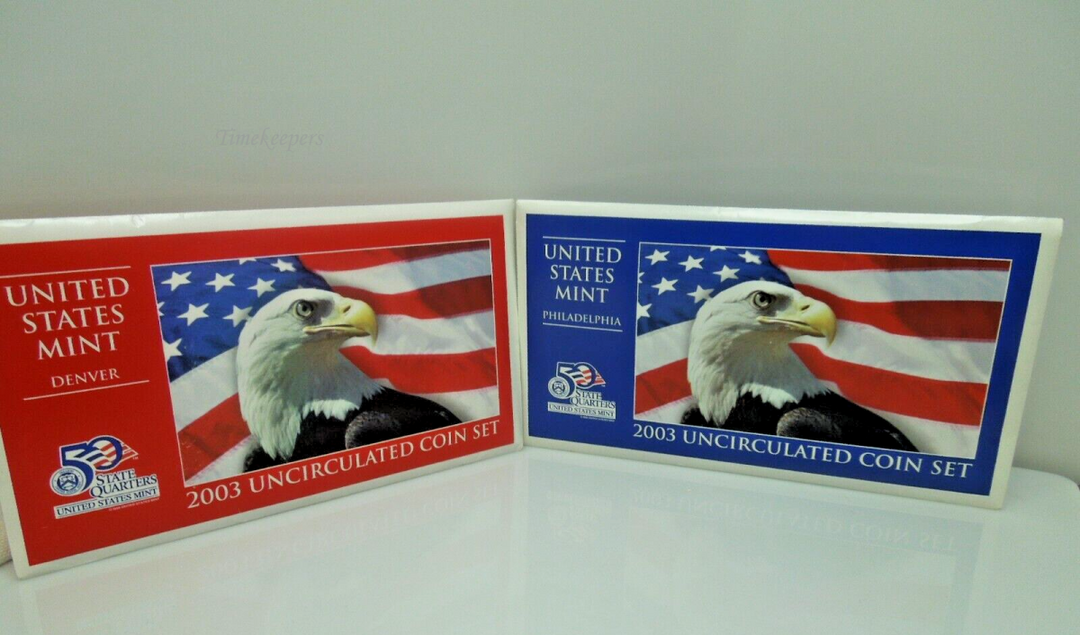 t088 2003 United States Uncirculated US Mint Coin Set - OGP Philadelphia & Denver