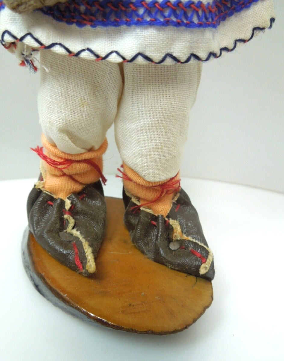 s539 Russian Male Doll Toy With Complete Folk Attire Vintage and Unique