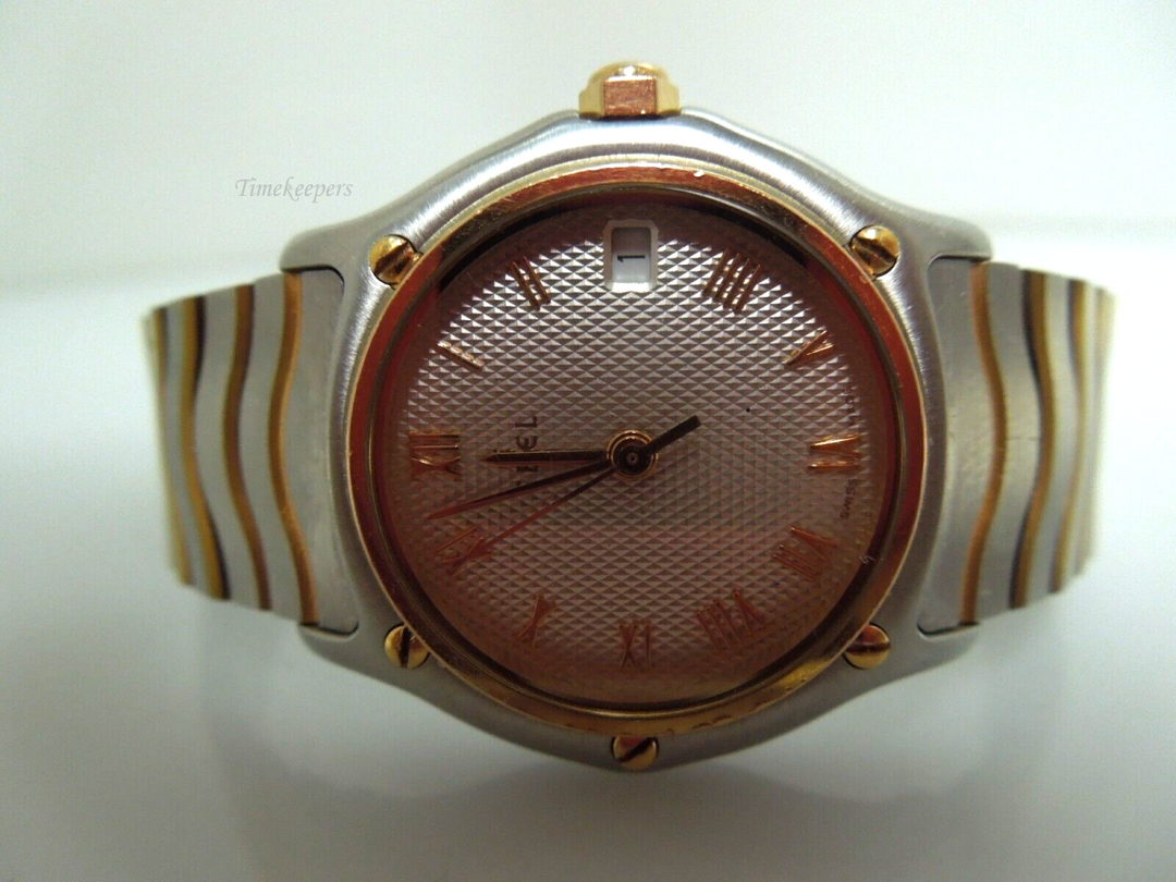 t055 Vintage Ebel Sport Classique 18k-750 Gold Bezel 52629342 Ladies Quartz Watch