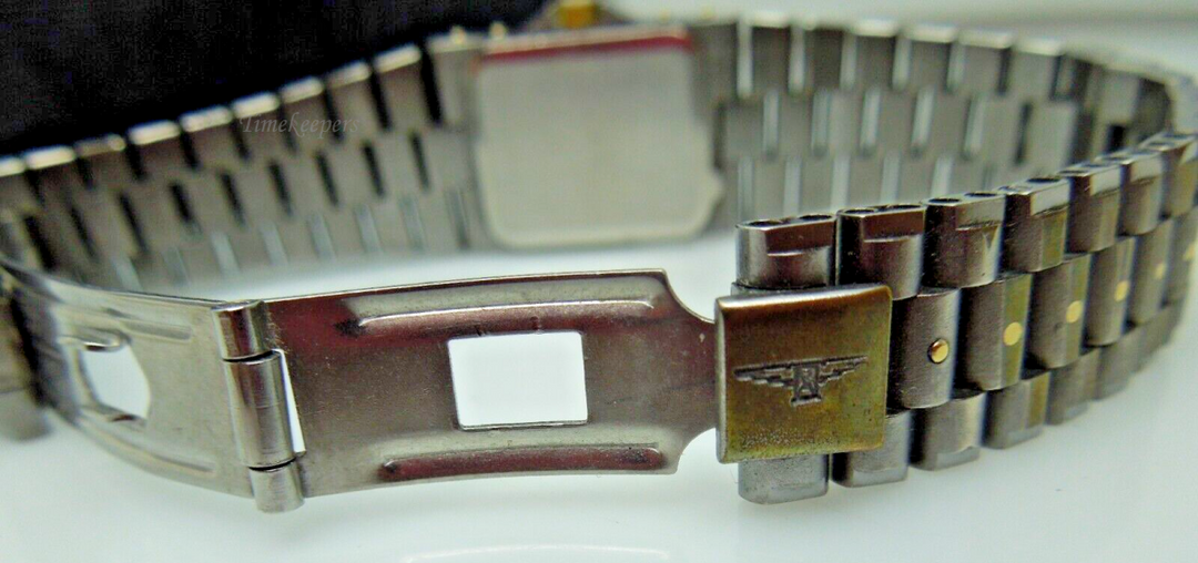 t049 LONGINES Black Dial 18MM Stainless Steel Women's Watch  