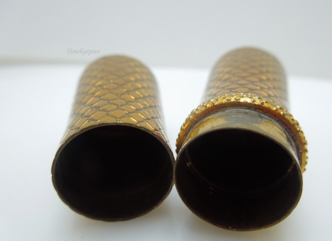 s685 Revlon Futurama Lipstick Case Metal Vintage