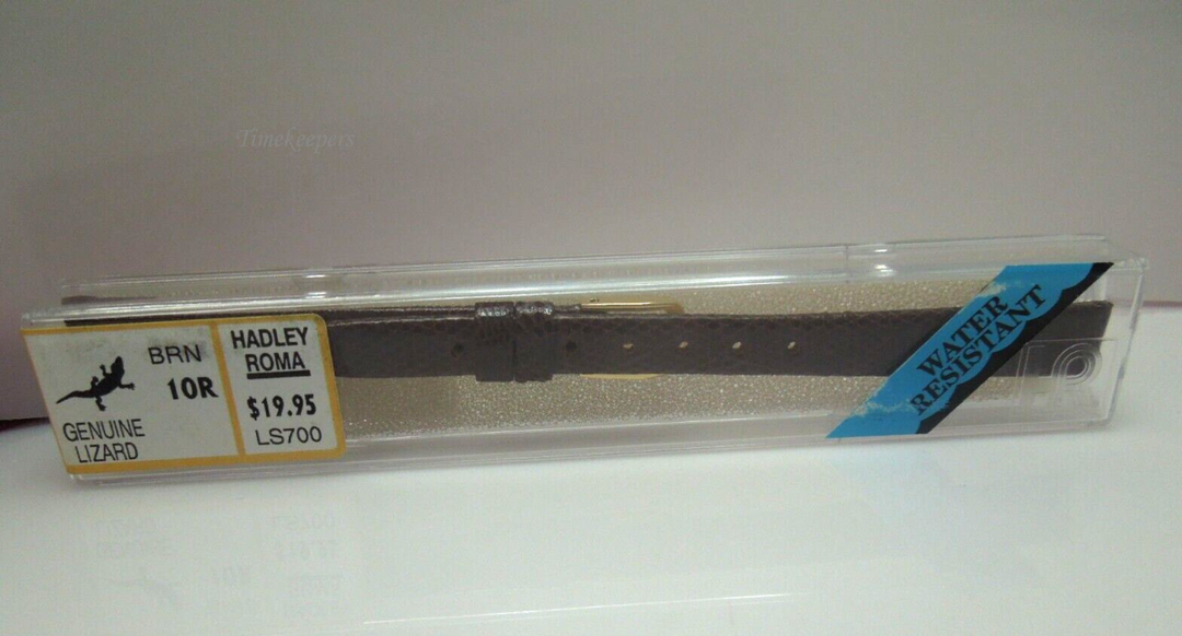 s431 10mm Hadley Roma Genuine Lizard Flat Unstitched Ladies Watch Band