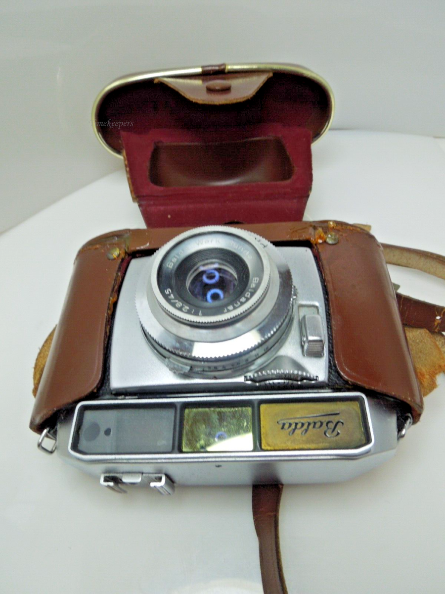 s588 Vintage Balda Balessa Ib 35mm Rangefinder Film Camera F2.8 45mm Lens Prontor-SVS