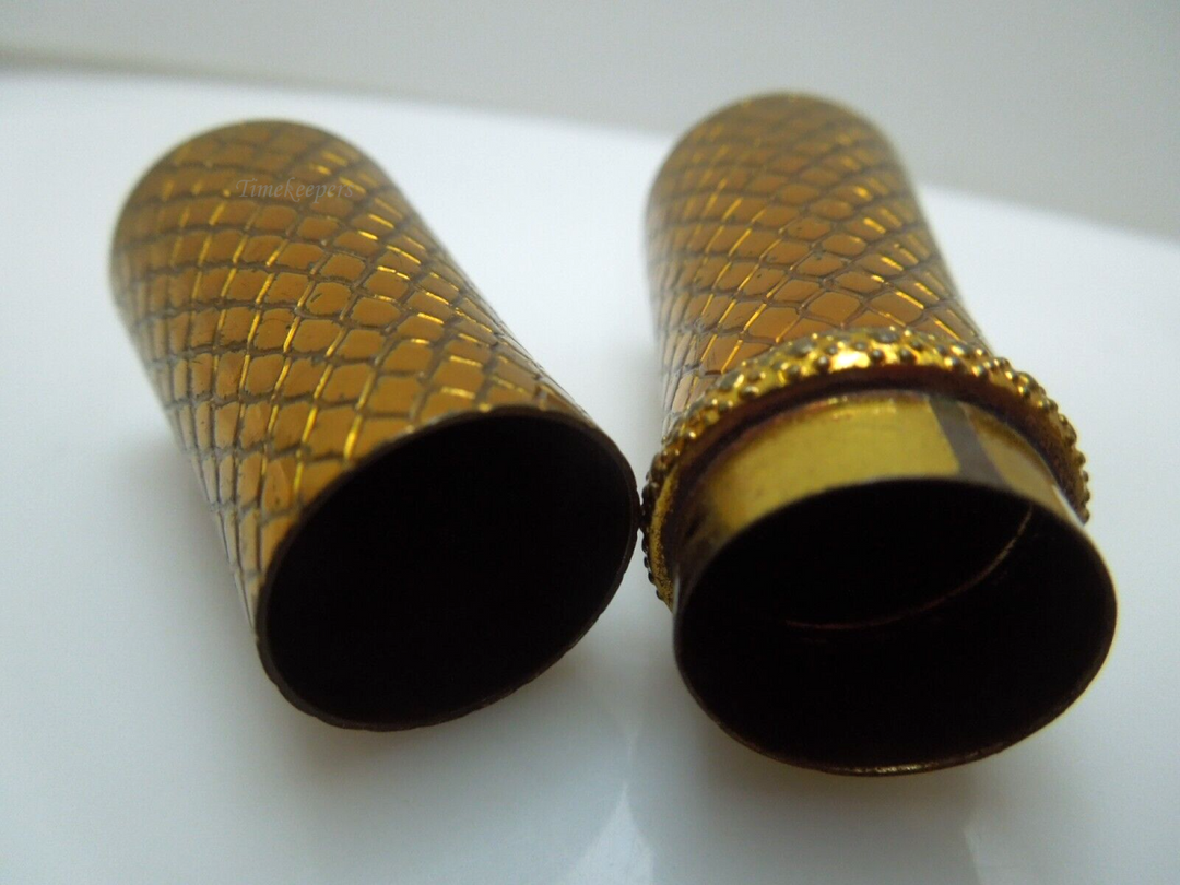 s685 Revlon Futurama Lipstick Case Metal Vintage