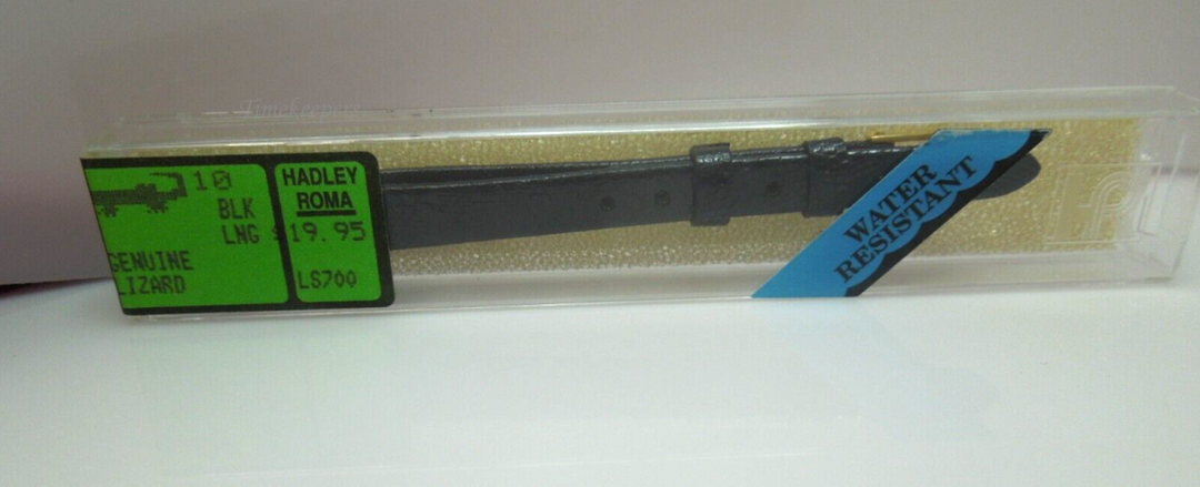 s431 10mm Hadley Roma Genuine Lizard Flat Unstitched Ladies Watch Band