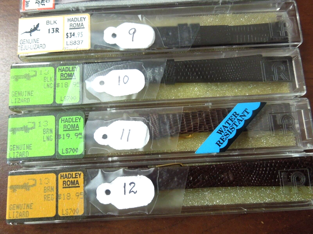  s438 13mm Lizard Grain Hadley Roma Branded Ladies watch Bands