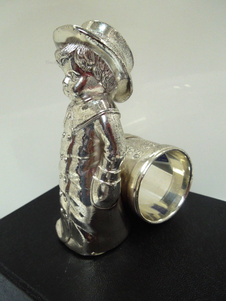 t157 International Silver Collector's Series,no.3 Kate Greenaway Napkin Band by Meriden Britannia Co.Circa 1884