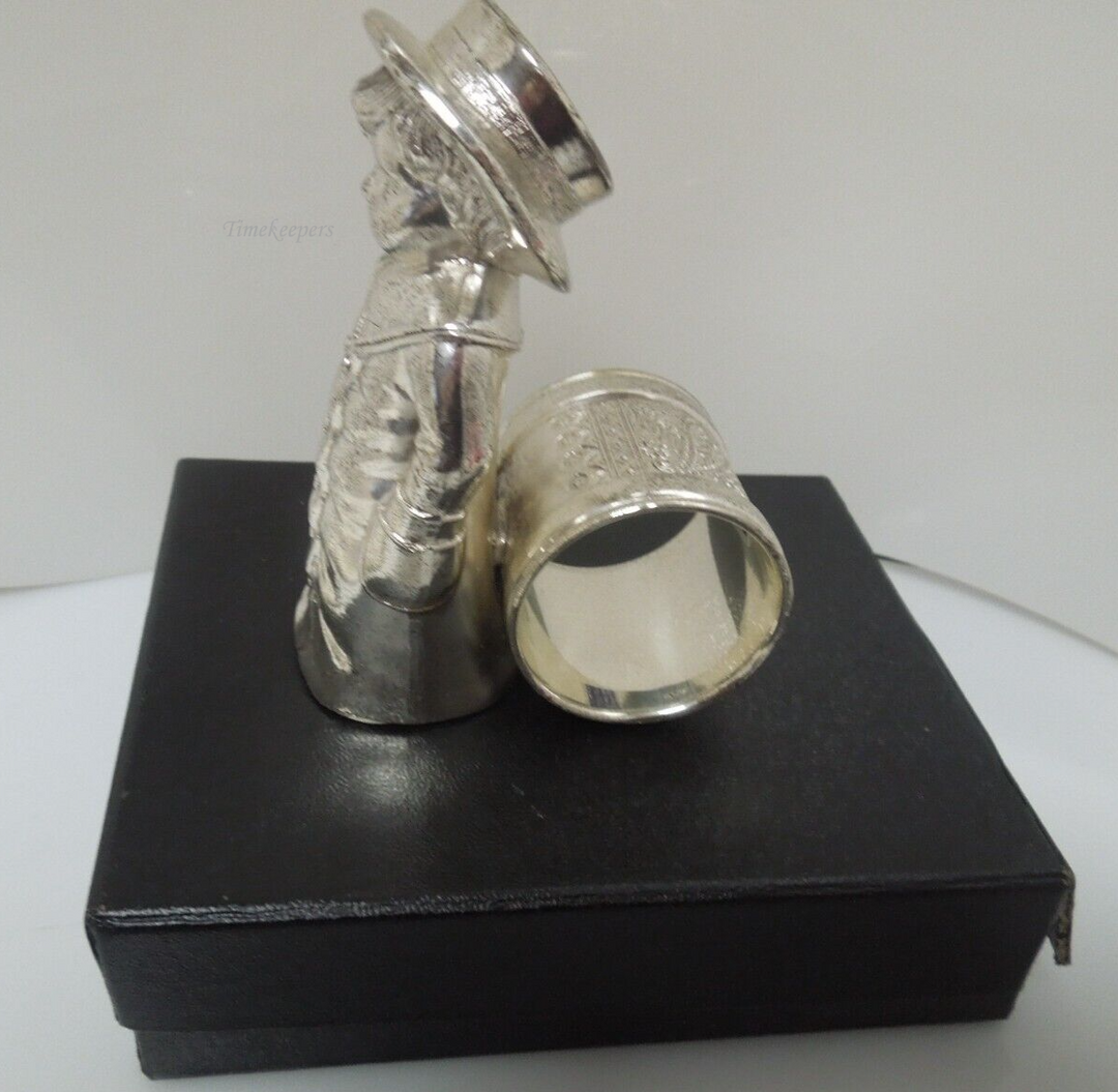 t157 International Silver Collector's Series,no.3 Kate Greenaway Napkin Band by Meriden Britannia Co.Circa 1884