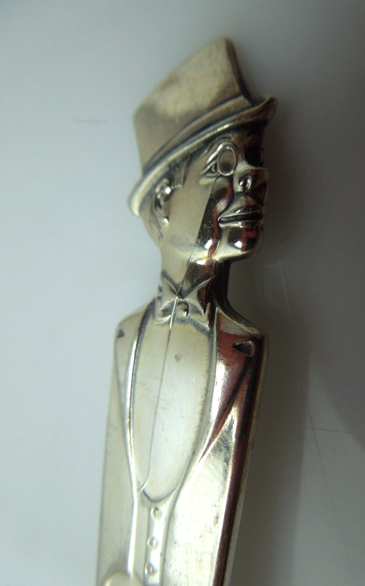 s899 Charlie McCarthy Spoon, Silver Spoon, Duchess Silver Plate, Collectors Item, 1950s, 50s Vintage, Ventriloquist, Dummy, Charlie McCarthy