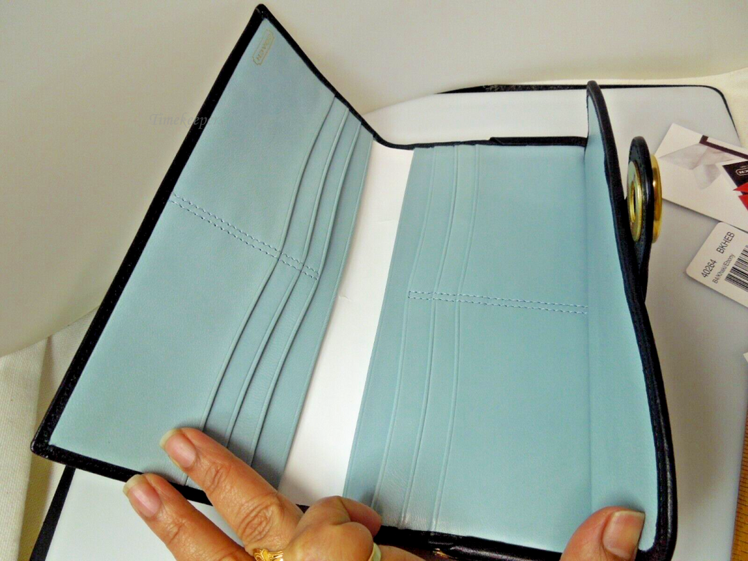 s939 Coach Signature Turnlock Wallet