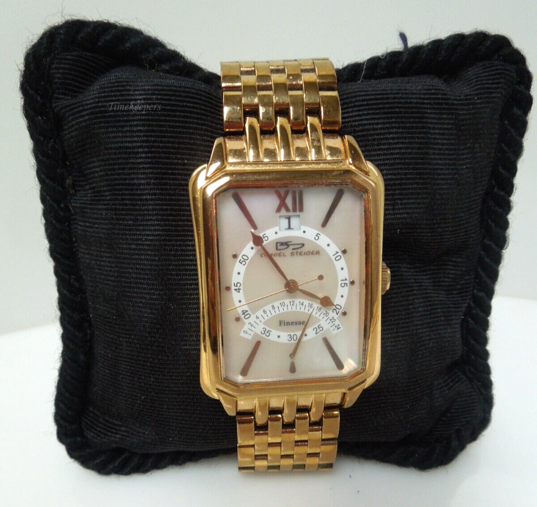 s549 Daniel Steiger Mother of Pearl Dial Japan Movement Mens Watch