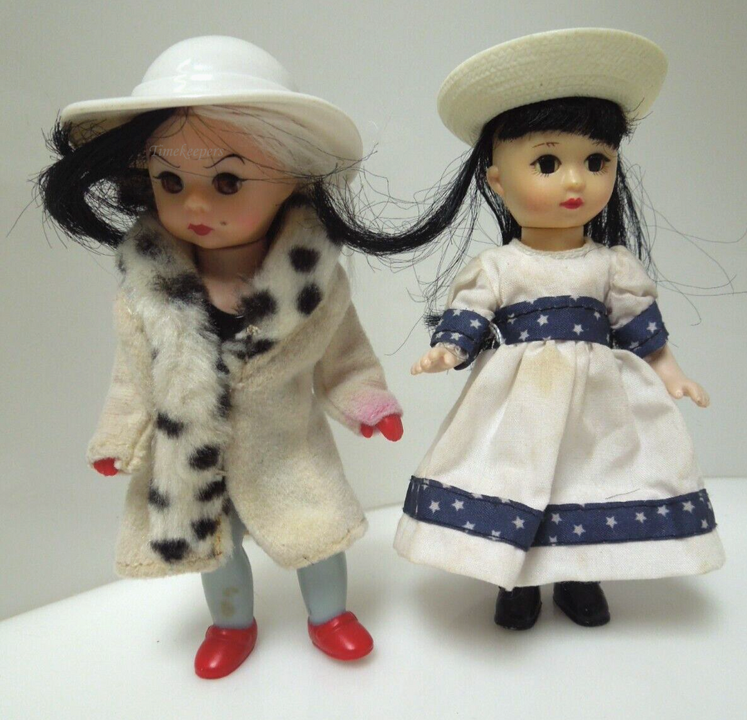 s542 Set of 2 Madame Alexander Cruella De Vil Doll and Sail Sailor Hat Mcdonalds Happy Meal Toy  