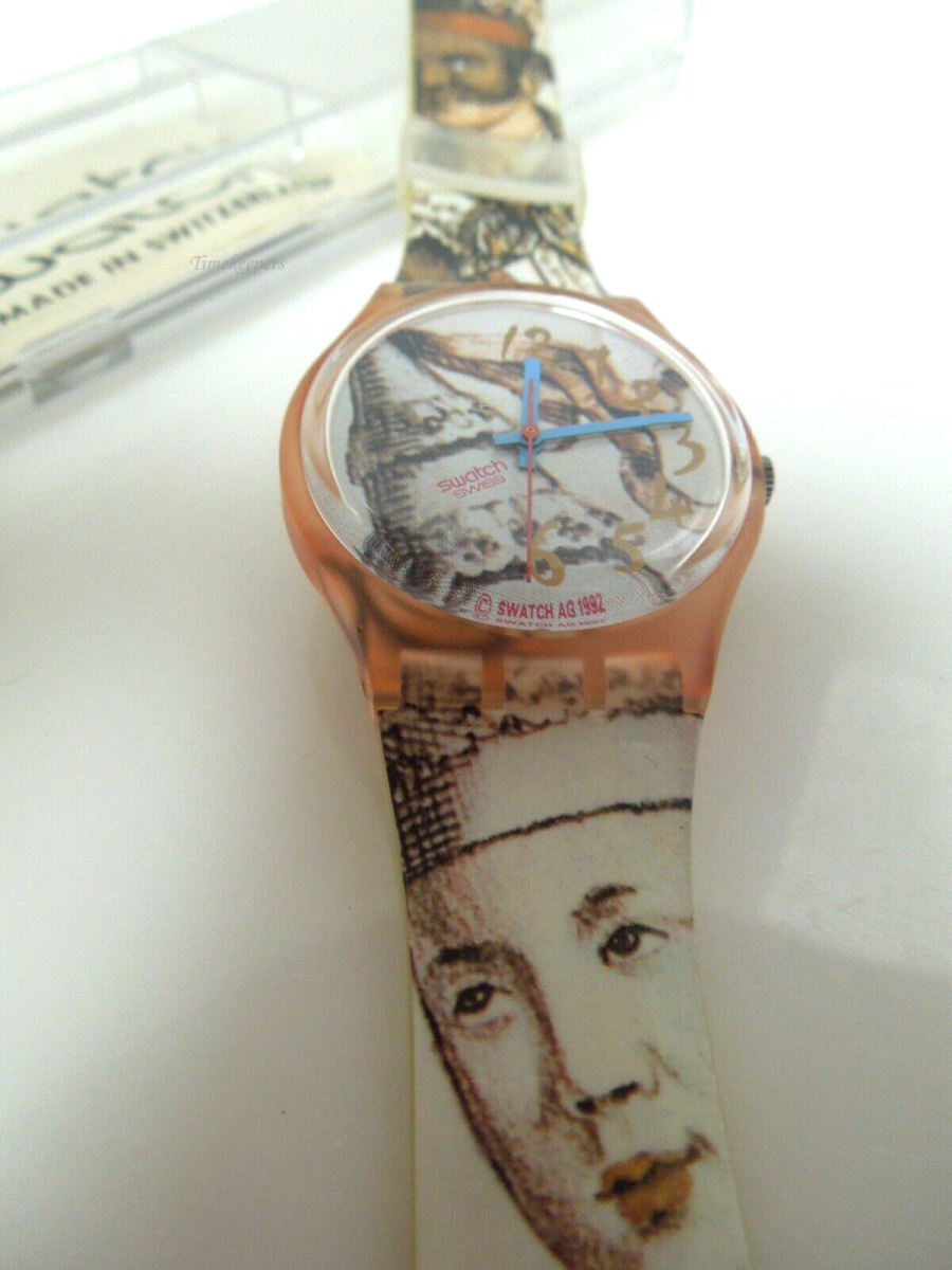 s482 Vintage Swatch Watch GP105 Masquerade 1993 New Old Stock Works  