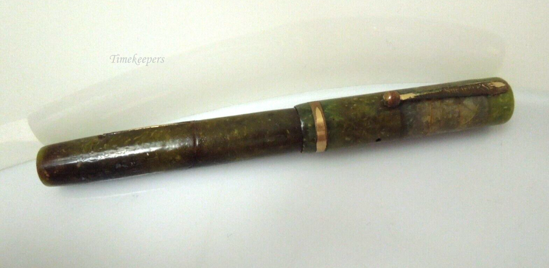 t024 Vintage 14kt Gold NIB Sheaffer Oversized Lifetime Flat Top Fountain Pen