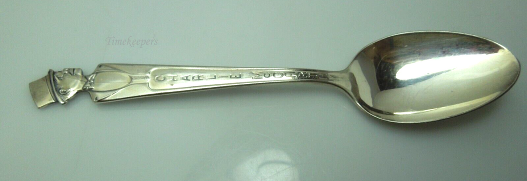 s899 Charlie McCarthy Spoon, Silver Spoon, Duchess Silver Plate, Collectors Item, 1950s, 50s Vintage, Ventriloquist, Dummy, Charlie McCarthy