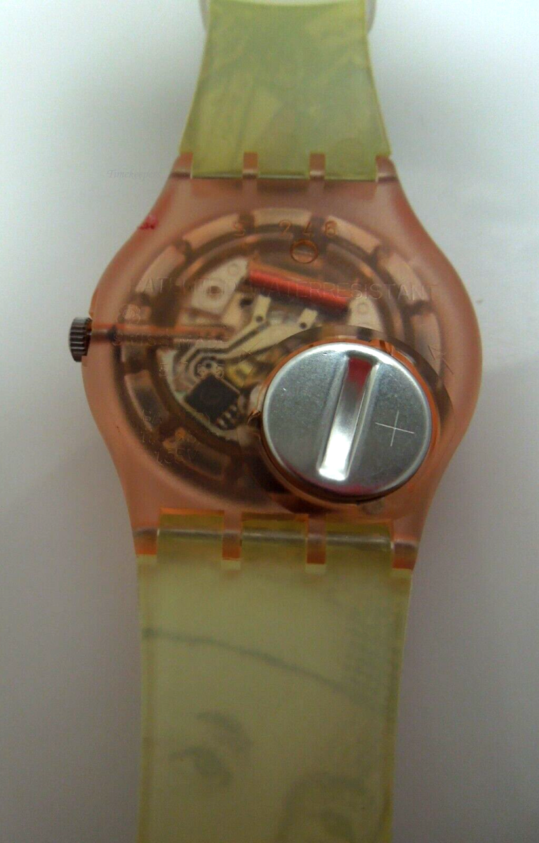 s482 Vintage Swatch Watch GP105 Masquerade 1993 New Old Stock Works  