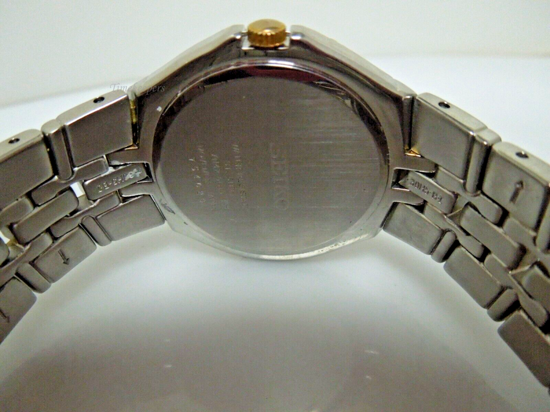 t005 Seiko Blue Dial Two-tone Stainless Steel Men's Bracelet Watch