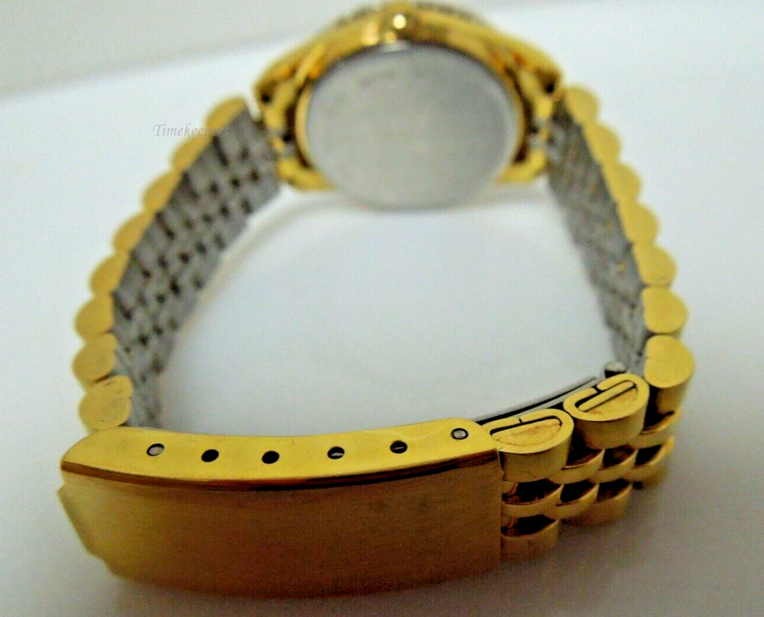 t006 Ladies Gold Tone Bling Austin Watch- New Battery Japan Movement Taiwan Dial,Stylish Women Watch