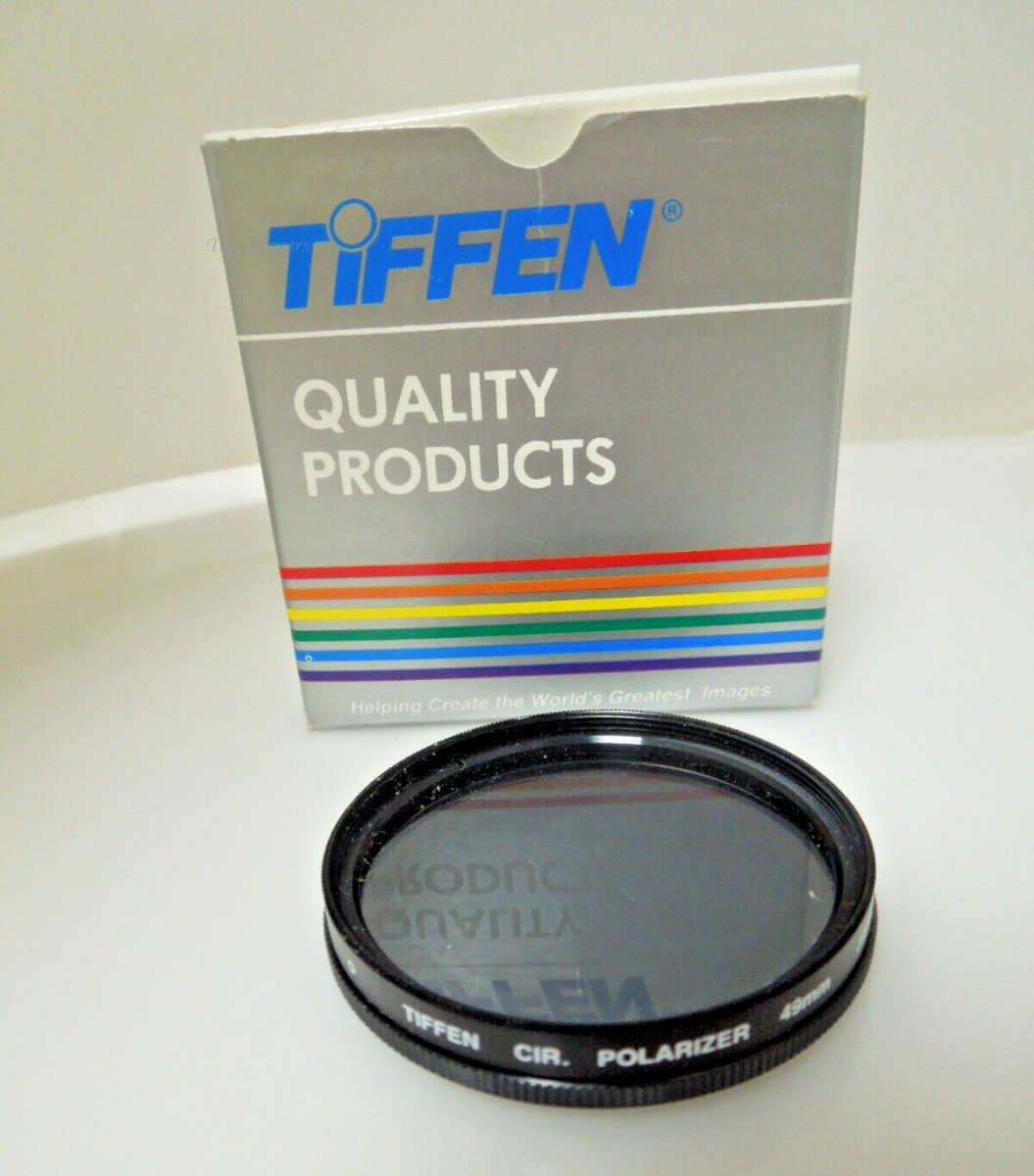 s618 Tiffen Circular Polarizer 49mm Filter Pre-owned,Good Condition