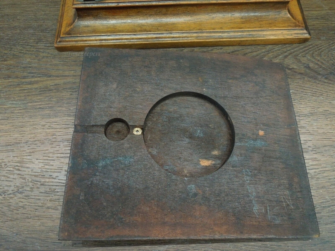 s850 Vintage Rare Black Starr Frost Desk Mantle Mechanical Clock